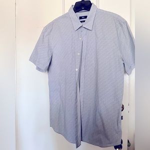 Boss slim fit button up Large short sleeve shirt